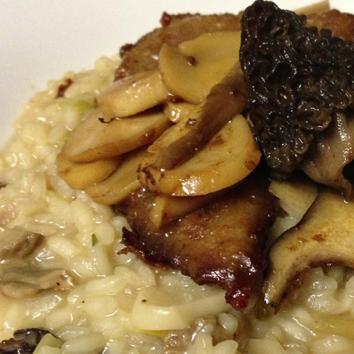 Wild Mushroom and Leek Risotto