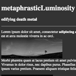 metaphrastic luminosity site one