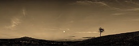 panoramic moonrise